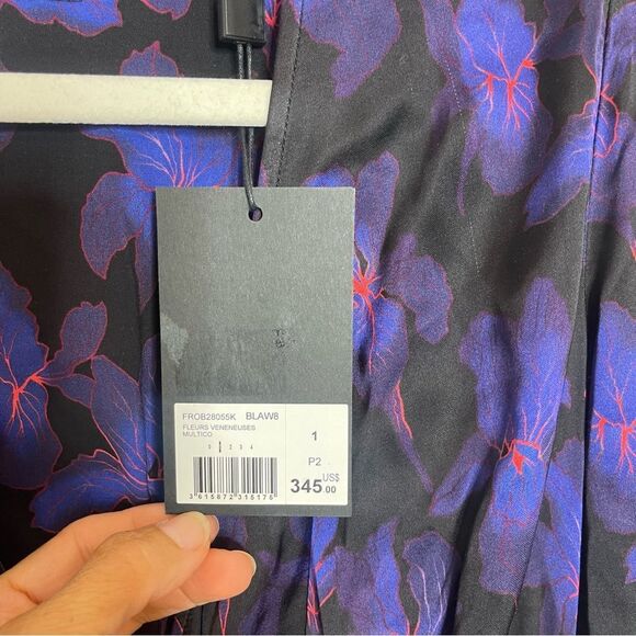 $345 The Kooples Twisted Floral Dress NWT - Picture 4 of 9